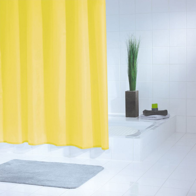 Штора для ванных комнат Standard желтый 180*200
