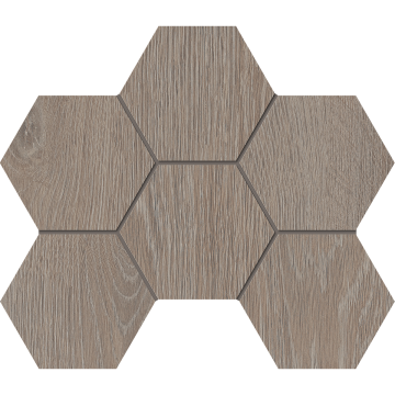 Мозаика KW02 Hexagon 25x28,5 структур.
