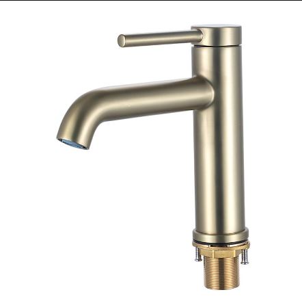 Смеситель для раковины Gappo G1006-3 (золотой сатин)