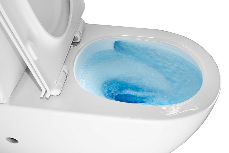 Унитаз-компакт Azario CORSA 630x380x830 напольный, смыв ТОРНАДО, безободк. сид мкрлфт