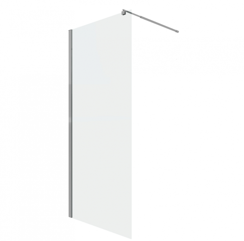 Душевая перегородка Niagara Eco NG-531-90 (90х190) хром,стекло прозрачное,1 место