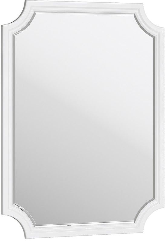 Зеркало LaDonna Л7, цвет белый глянец