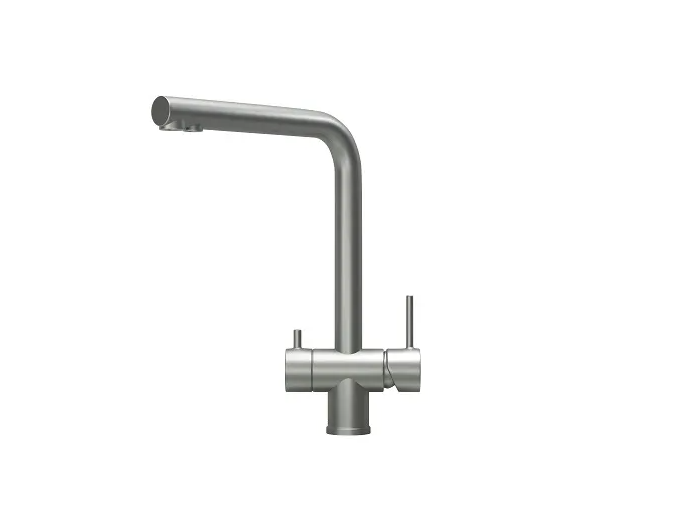 Смеситель для кухни KS-7011, СТАЛЬ МАТОВАЯ, KITCHEN SPACE