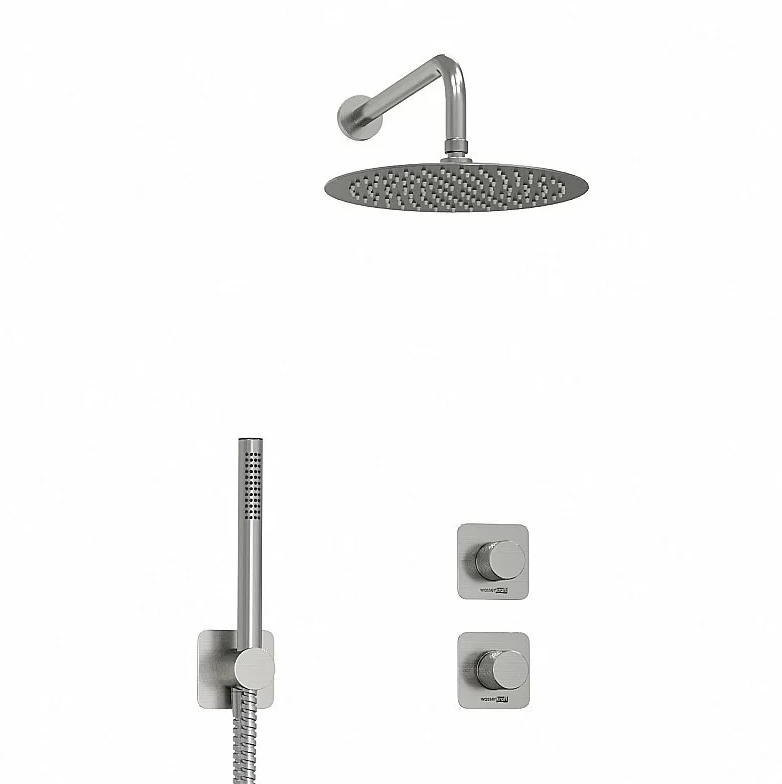 Душевая система WasserKRAFT Tauber 6400 SET2833 никель