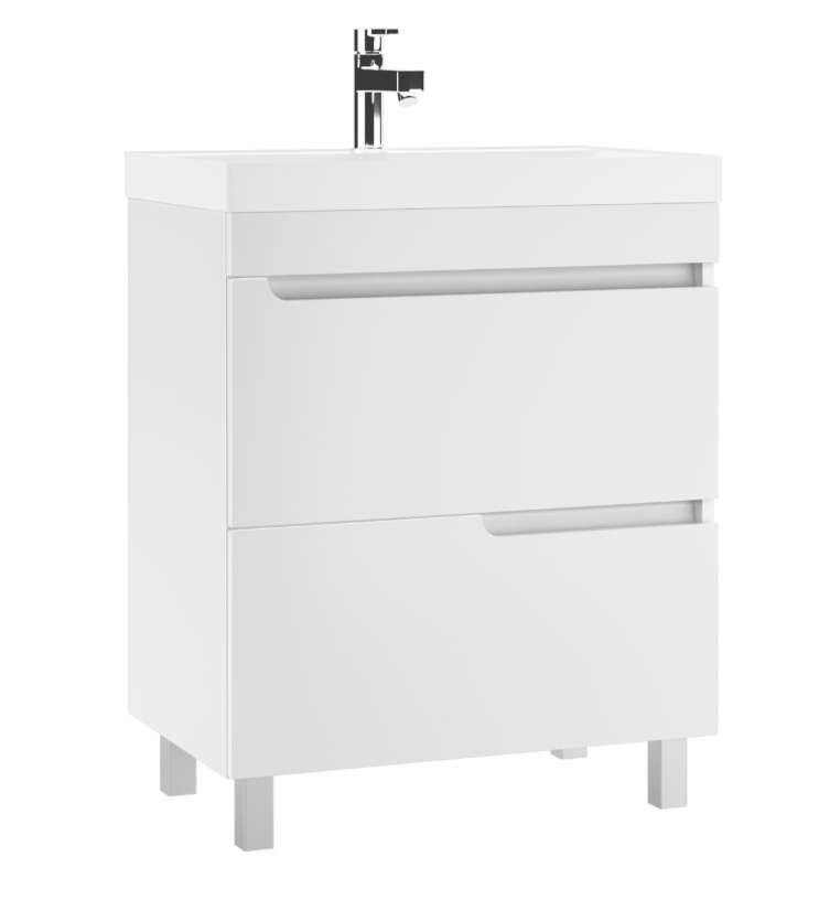 Тумба под ум. "Bazis 70" Веста с двумя ящ. В2 Айсберг DV5907T