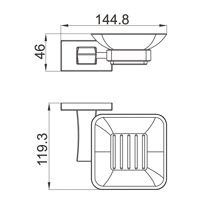 Мыльница-блюдце Gappo G07-3 G0702-3