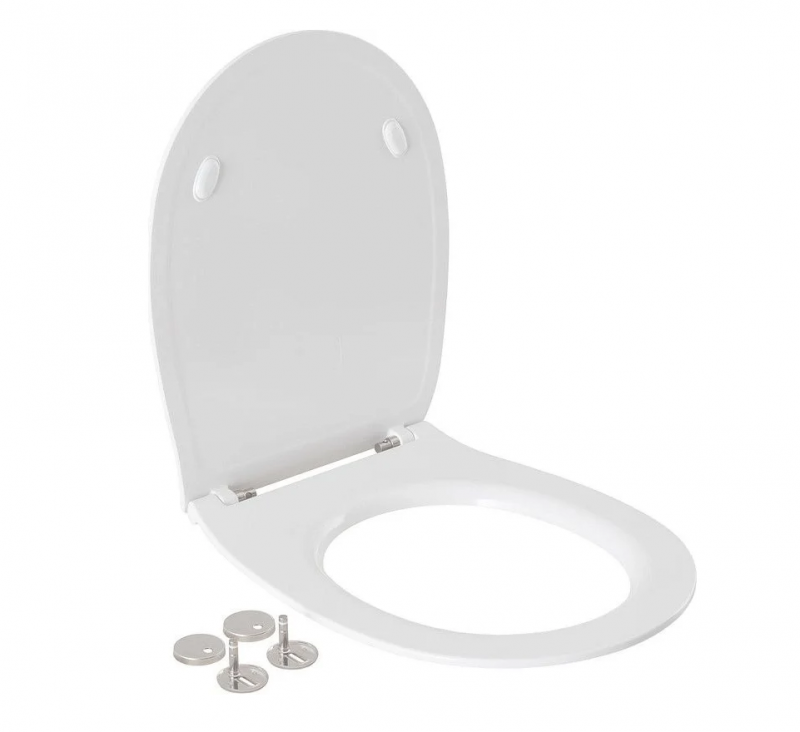 Сиденье для унитаза, 4.11005.20 FANTASY, Smartfix, Soft-Close, дюропласт, белый (269466)