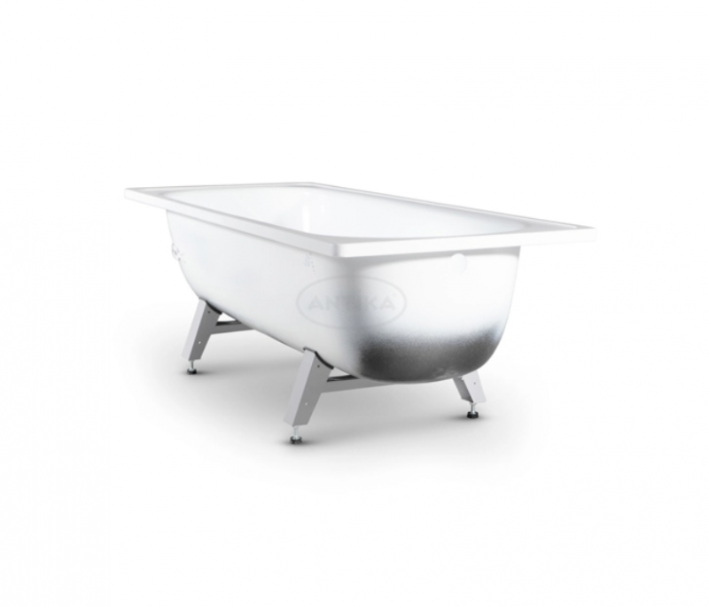 Ванна стальная 1, 05*0, 65*0, 36 (ВИЗ) Антика Белая Орхидея цв. белый (ОР-13300) А-10901