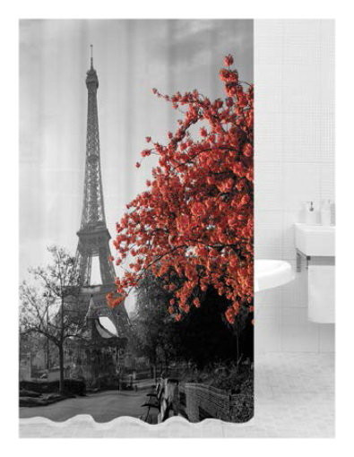 Штора для ванн BATH print HOT PARIS (Париж) 180х200 DSP3015 (67) Распродажа