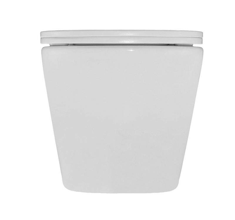 Унитаз подвесной Azario Blanco торнадо, с сиденьем микролифт, дюропласт 490*360*360 (AZ-9003WT)