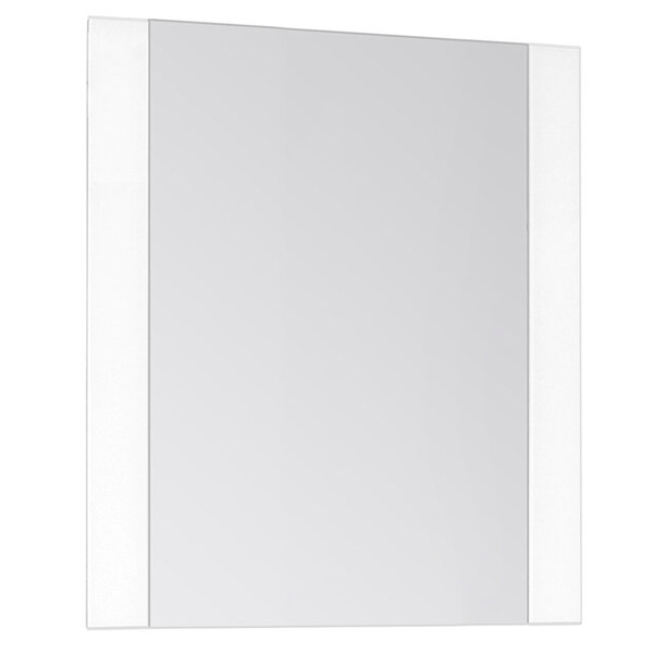 Зеркало Монако 80*70 Белый/Серый Лакобель