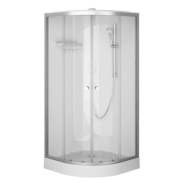 Душевая кабина AM.PM X-Joy W94C-401-090MT, 90х90 см, низкий поддон, матовый хром