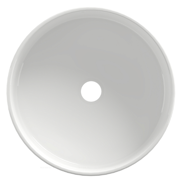 Раковина Aqueduto Espiral ESP0110 40 см белая глянцевая