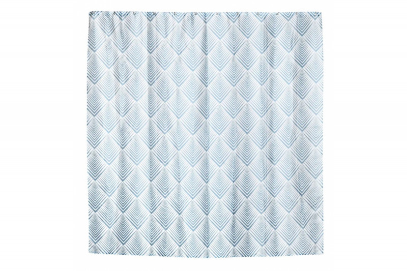 Занавеска (штора) для ванной комнаты тканевая 180x180 см Angular