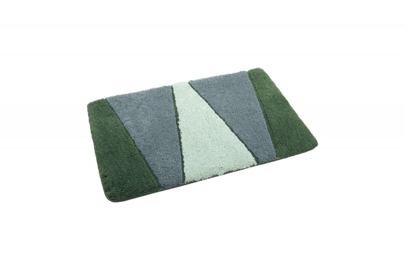 Мягкий коврик для ванной комнаты 50x80 см Rainbow green