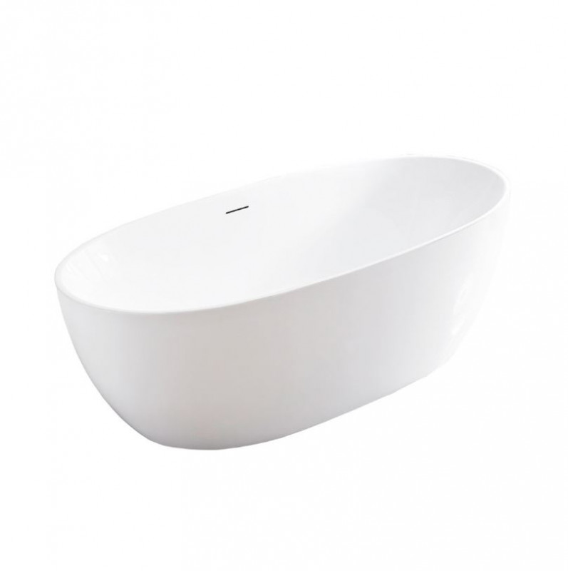 Акриловая ванна 1600*780*580, VBT-405-1600 бел, слив-переливхром Vincea (295001)