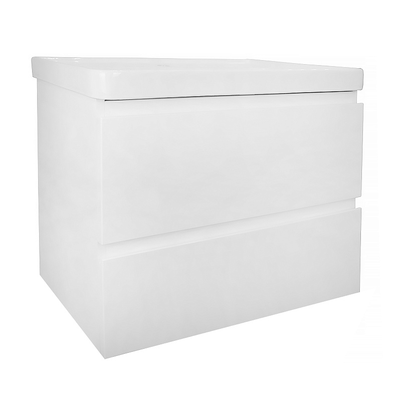 Тумба Azario Мила 70 подвесная с раковиной Monte 70